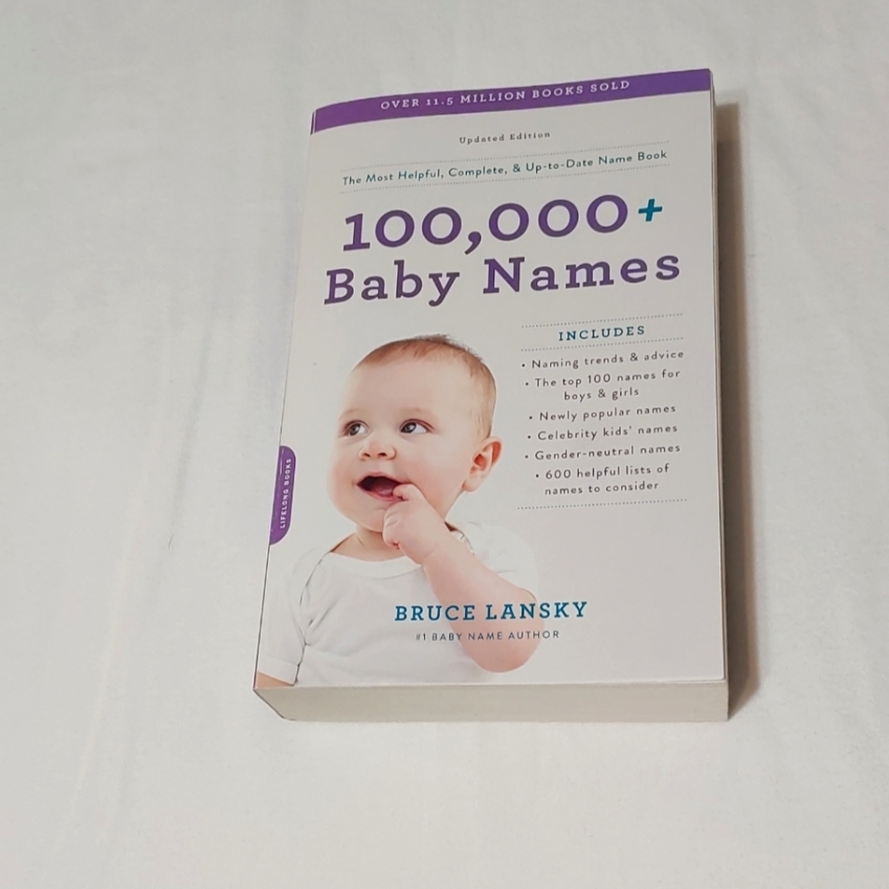 100,000+ Baby Names Book (Most helpful- Complete- Up to Date) Bruce Lansky